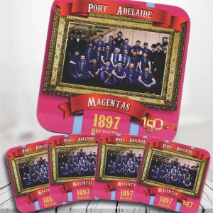 Footy Coasters 1897 Port Adelaide Premiership coaster set