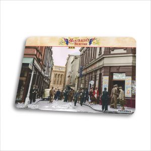 Eagle Hotel Hindley St Adelaide 1937 - In Colour - Mouse Mat