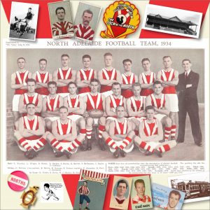 North Adelaide Football Club - 300 mm x 300 mm- Footy Photo Tile