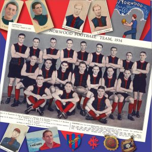 Norwood Football Club: 300 mm x 300 mm - Footy Photo Tile