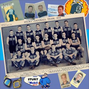 Sturt Football Club: 300 mm x 300 mm - Footy Photo Tile