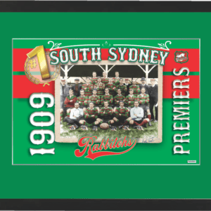 South Sydney Rabbitohs 1909 Premiers Print IN COLOUR Framed Print Size #2 - Large
