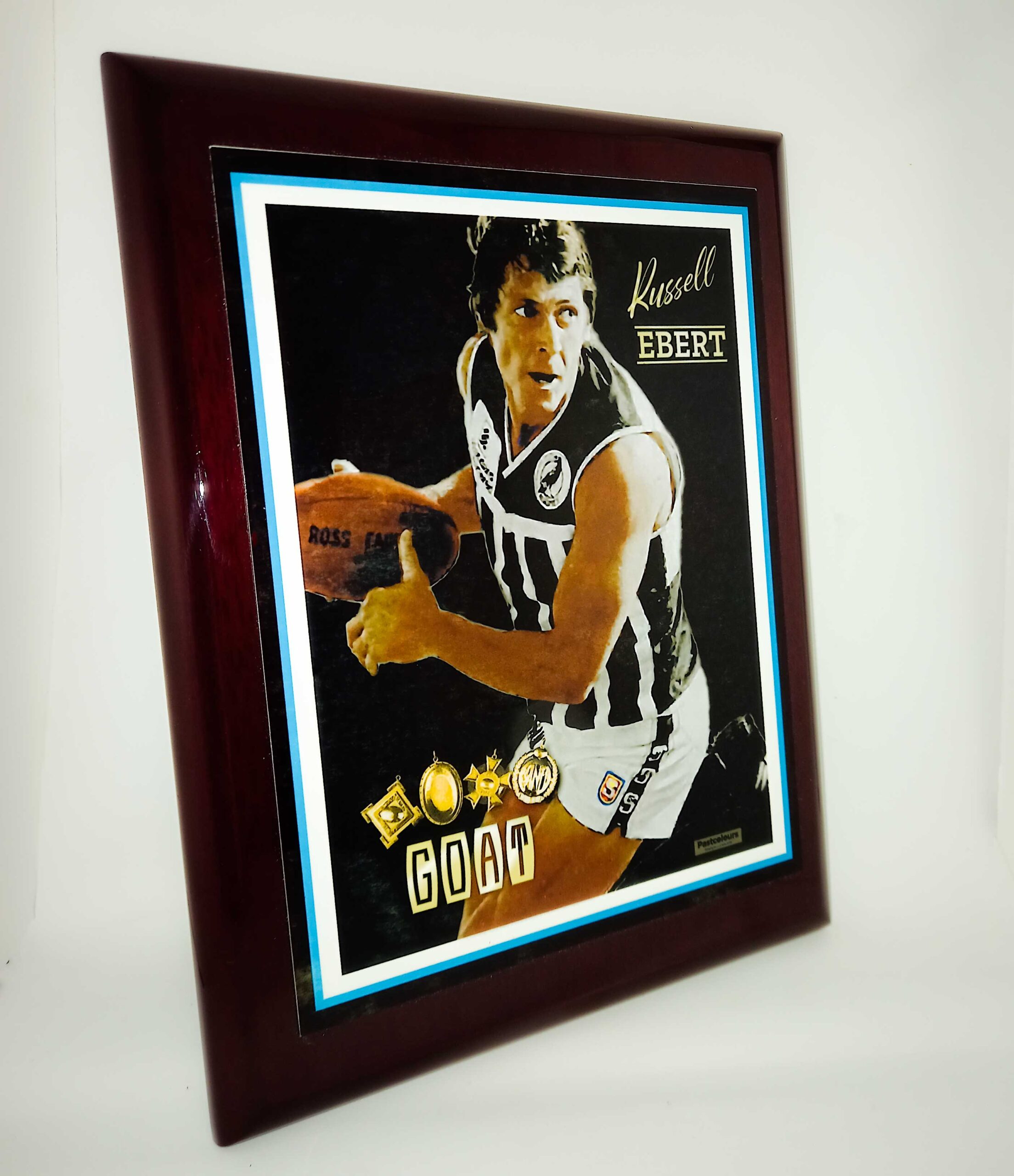 Russell Ebert : G.O.A.T. Photo Plaque - Port Adelaide Football Club - Image 2