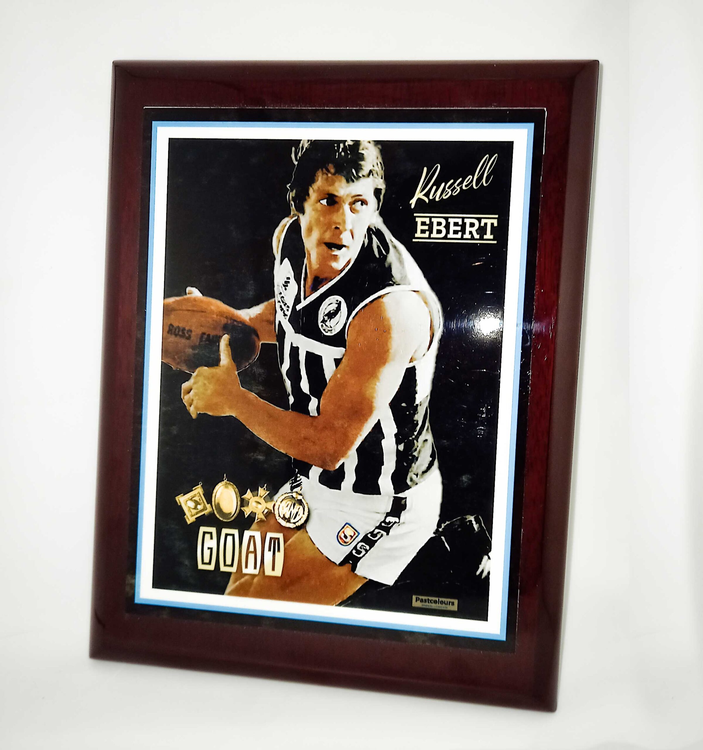 Russell Ebert : G.O.A.T. Photo Plaque - Port Adelaide Football Club - Image 3