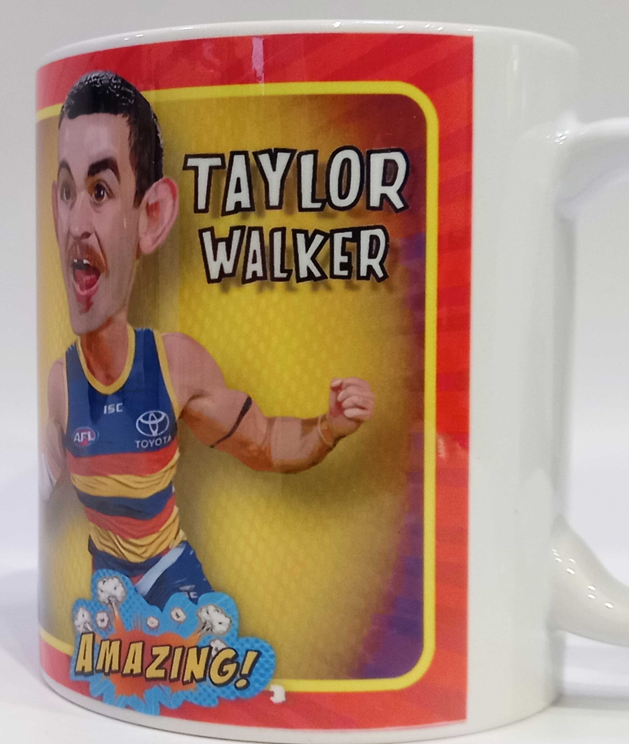 Taylor Walker -Adelaide Crows - Caricature Series - Footy Foto Mug - Image 7