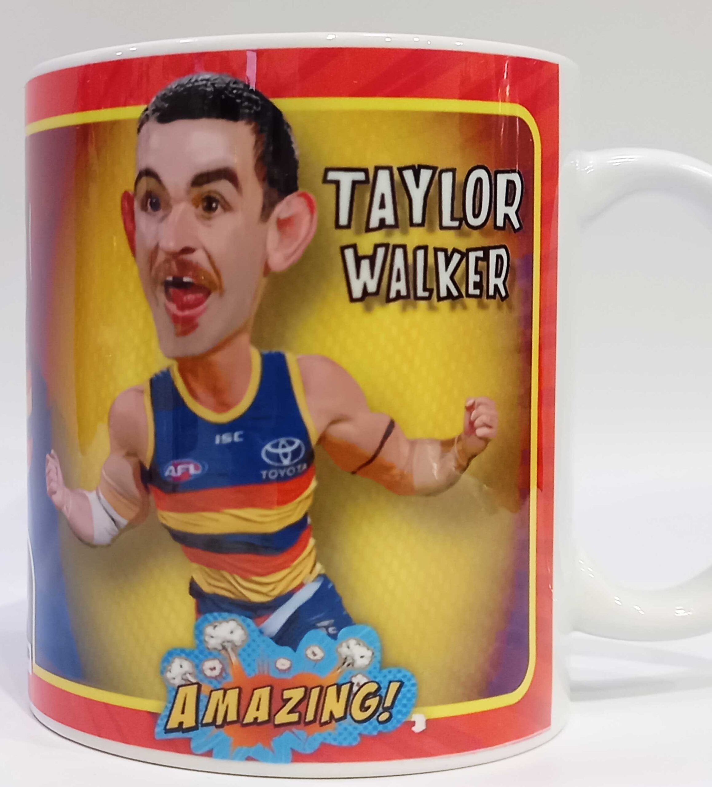 Taylor Walker -Adelaide Crows - Caricature Series - Footy Foto Mug - Image 6