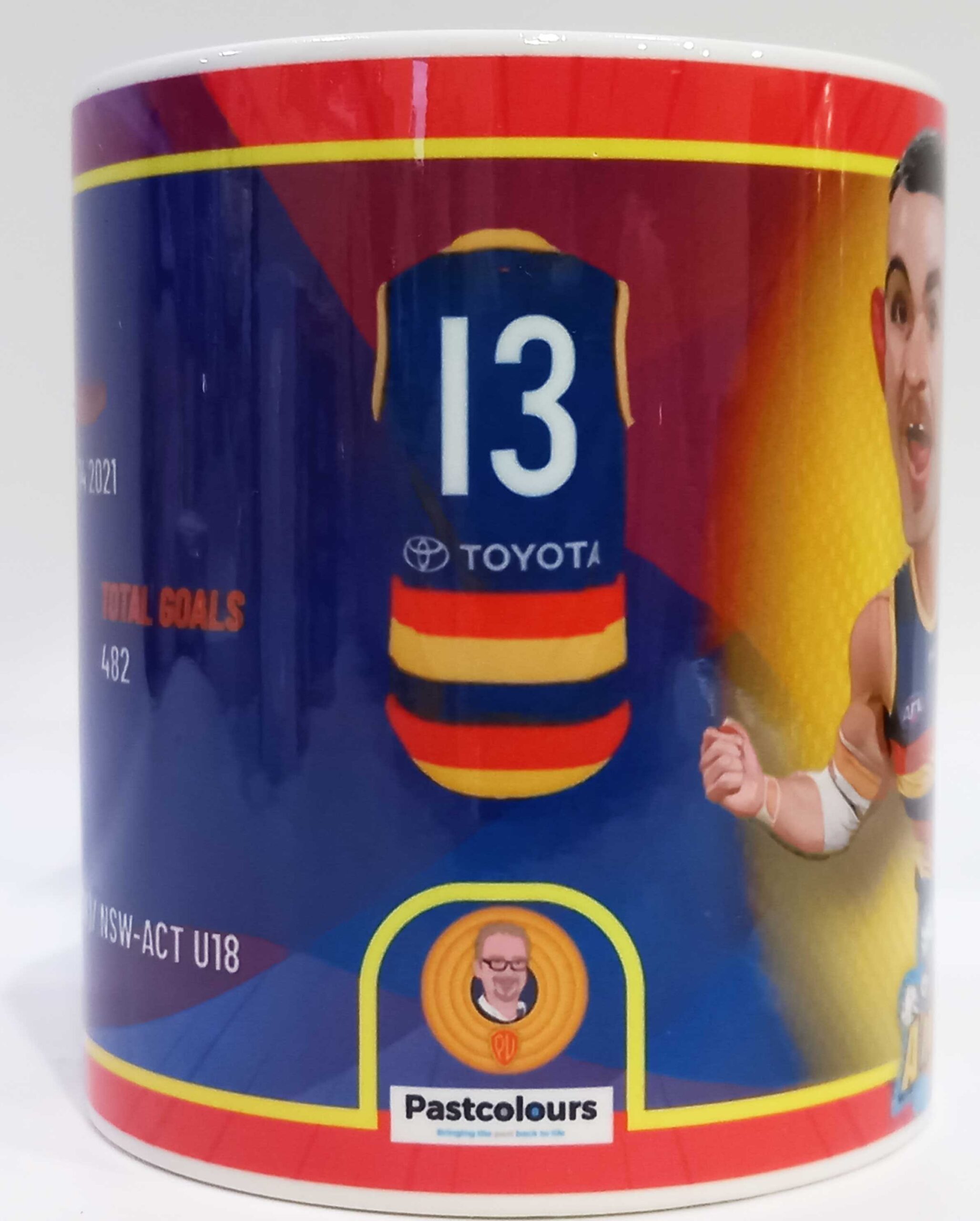 Taylor Walker -Adelaide Crows - Caricature Series - Footy Foto Mug - Image 4