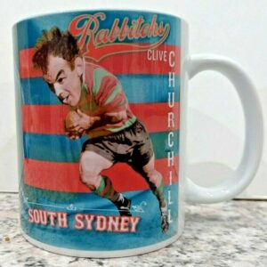 Clive Churchill- South Sydney Rabbitohs - IMMORTAL Signature Series - Footy Foto Mug