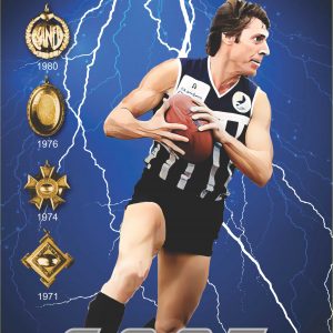 Russell Ebert - A3 Caricature Poster print- Port Adelaide Football Club