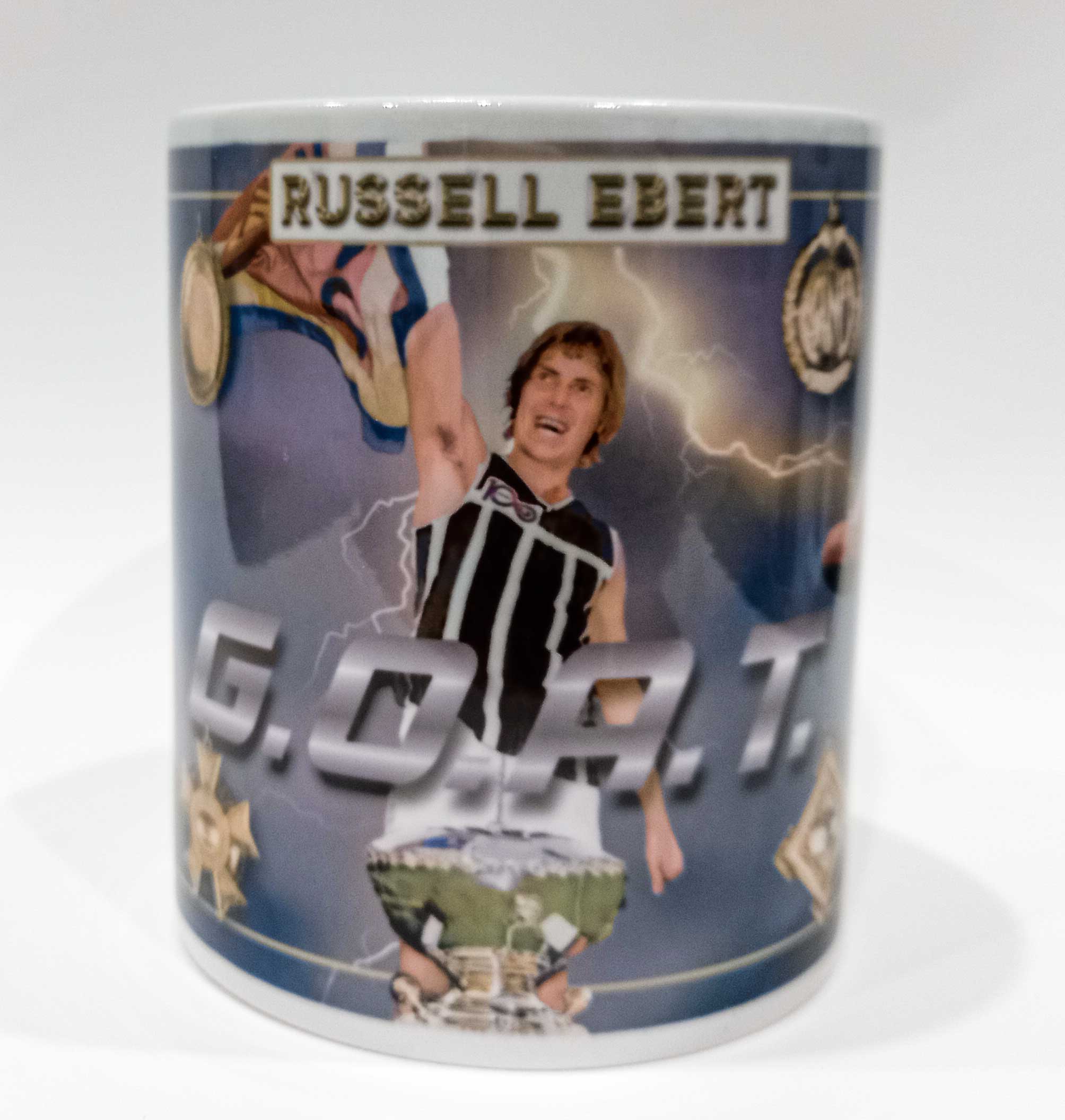 Russell Ebert : G.O.A.T. Footy Foto Mug - Port Adelaide Football Club - Image 8