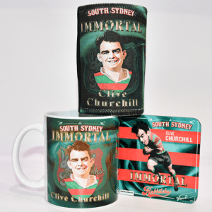 Clive Churchill drinkware