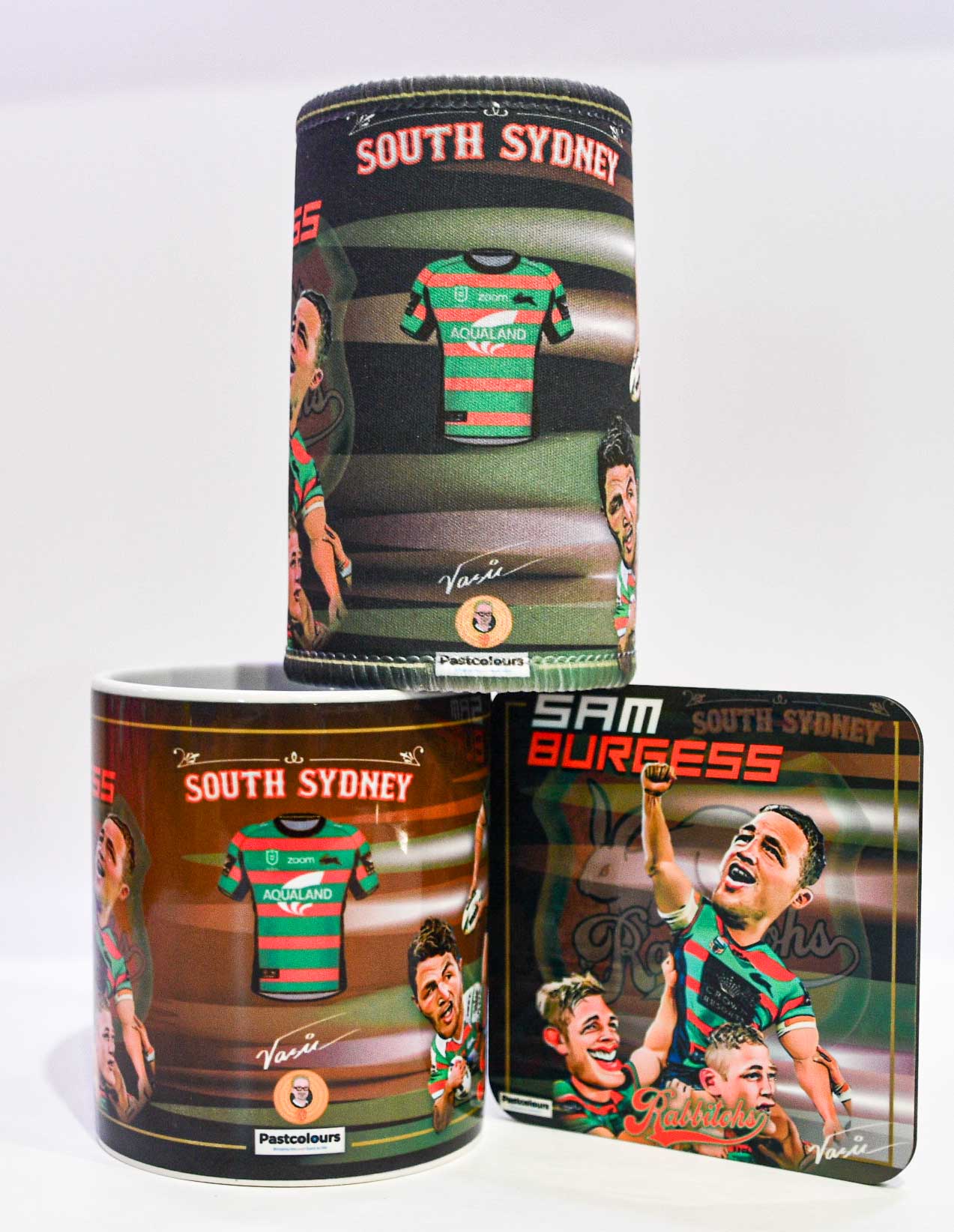 Sam Burgess - South Sydney - Caricature Triple set - Image 2