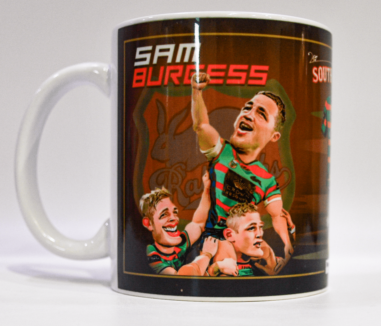 Sam Burgess - South Sydney Rabbitohs - Footy Foto Mug - Image 2