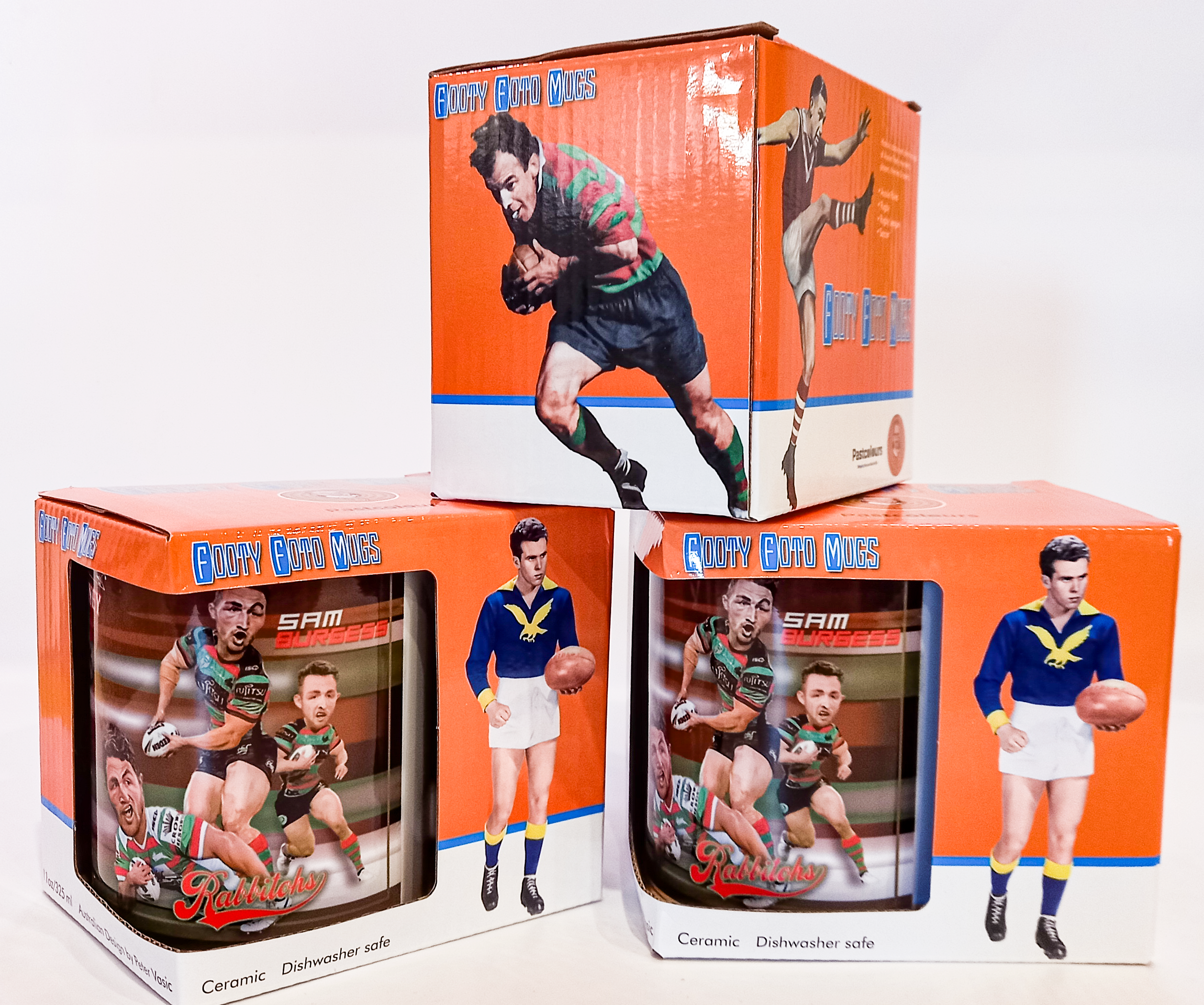 Sam Burgess - South Sydney Rabbitohs - Footy Foto Mug - Image 4