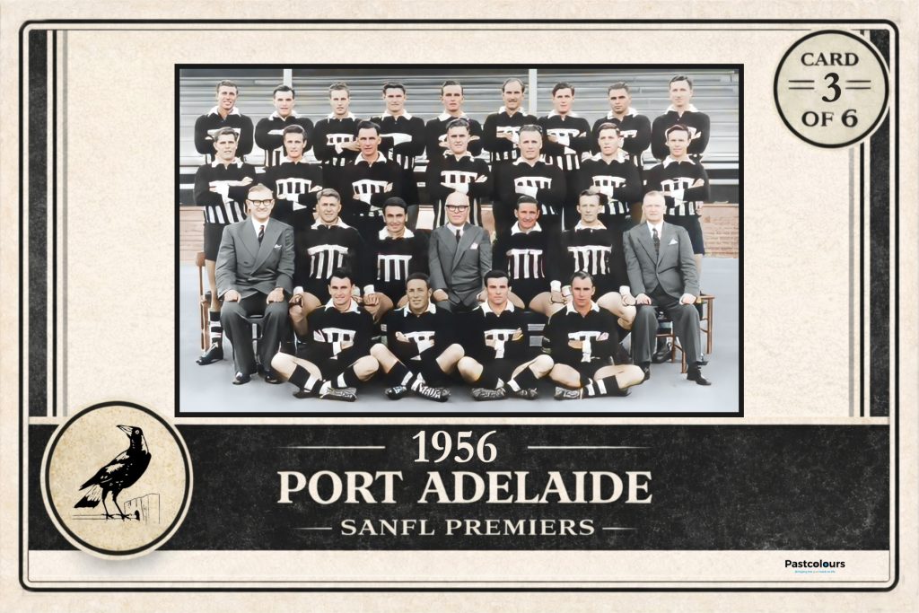 1956 Coloured Team photo Port Adelaide Premiers 1956