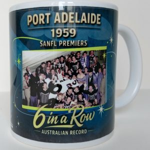 Port Adelaide 1959 Premiers Mug celebrating the SANFL Grand Final and historic six in a row achievement