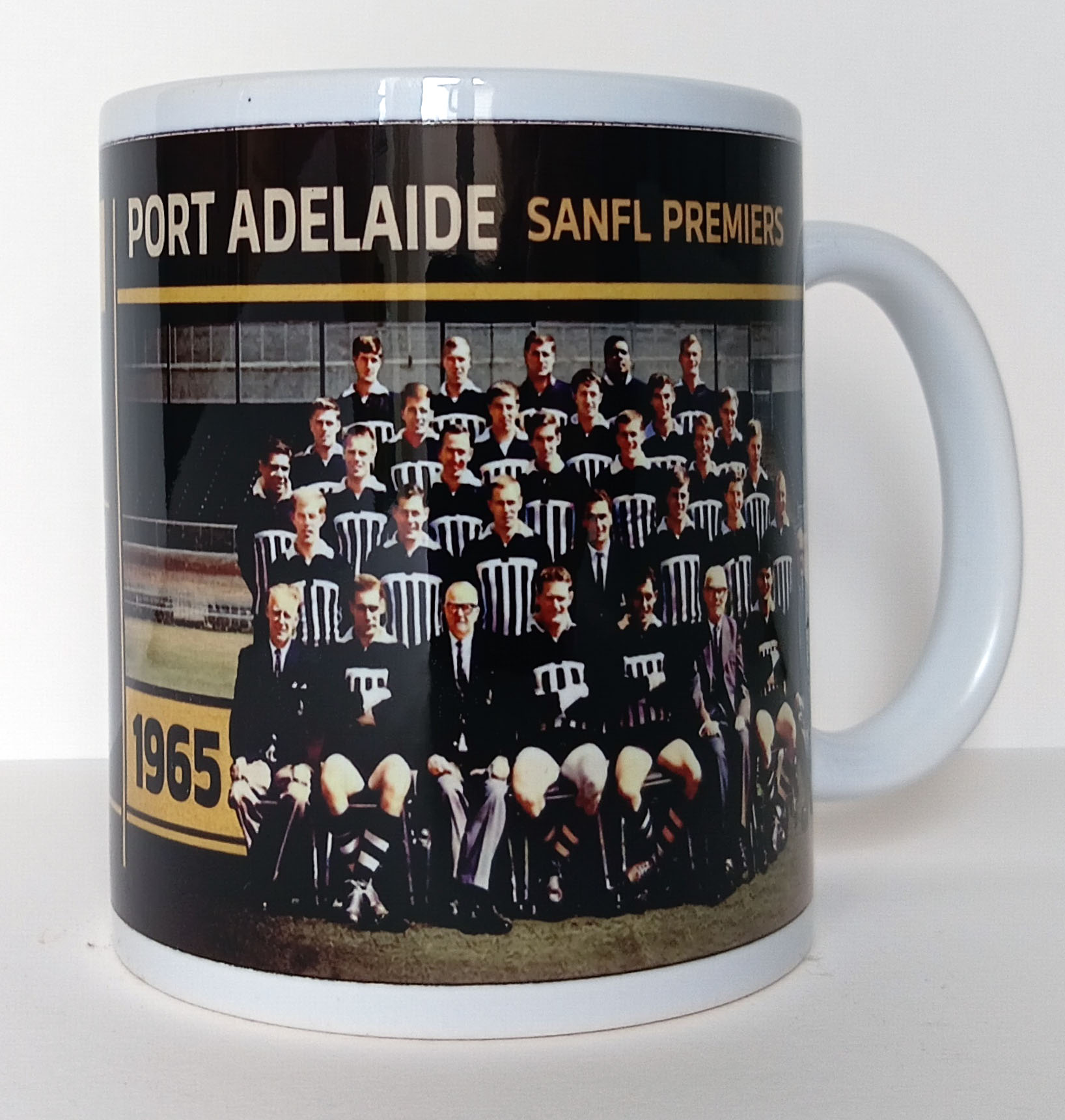 Port Adelaide 1965 Premiers Mug featuring SANFL Grand Final victory over Sturt